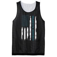 Drug Alcohol Addiction Recovery Celebrate Recovery Usa Flag Mesh Reversible Basketball Jersey Tank