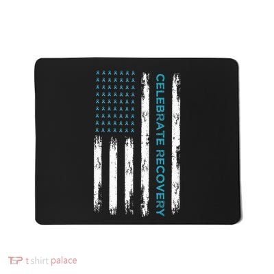 Drug Alcohol Addiction Recovery Celebrate Recovery Usa Flag Mousepad