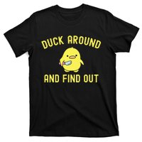 Duck Around And Find Out Funny Knife Duck T-Shirt