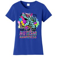 Dinosaur Autism Awareness Cute Gift Women's T-Shirt