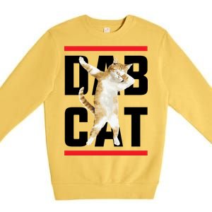 Dab Cat Dabbing Premium Crewneck Sweatshirt