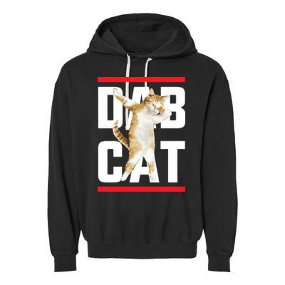 Dab Cat Dabbing Garment-Dyed Fleece Hoodie