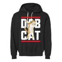 Dab Cat Dabbing Garment-Dyed Fleece Hoodie