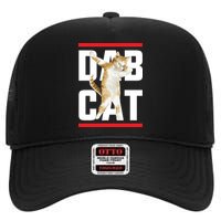 Dab Cat Dabbing High Crown Mesh Back Trucker Hat