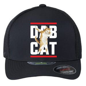 Dab Cat Dabbing Flexfit Unipanel Trucker Cap