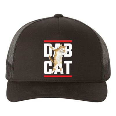 Dab Cat Dabbing Yupoong Adult 5-Panel Trucker Hat