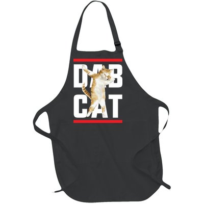 Dab Cat Dabbing Full-Length Apron With Pockets