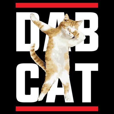 Dab Cat Dabbing T-Shirt