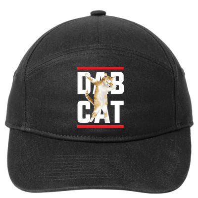 Dab Cat Dabbing 7-Panel Snapback Hat