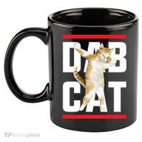 Dab Cat Dabbing 11oz C Handle Ceramic Mug