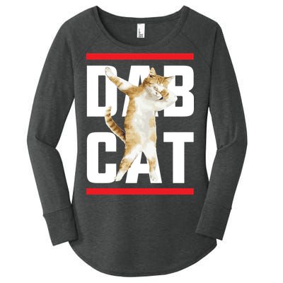 Dab Cat Dabbing Women's Perfect Tri Tunic Long Sleeve Shirt