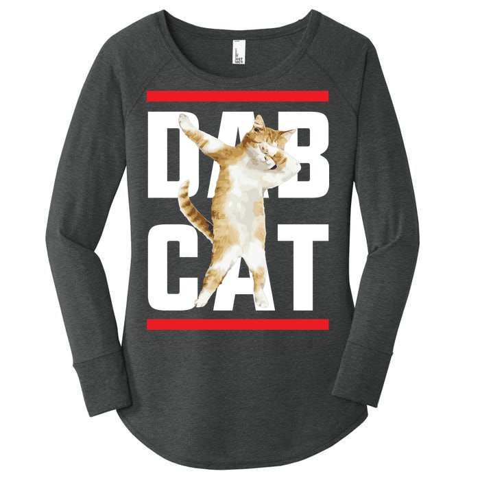 Dab Cat Dabbing Women's Perfect Tri Tunic Long Sleeve Shirt