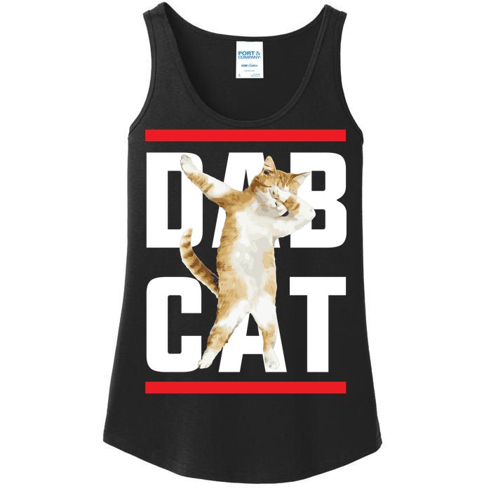 Dab Cat Dabbing Ladies Essential Tank