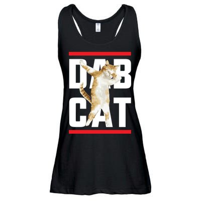 Dab Cat Dabbing Ladies Essential Flowy Tank