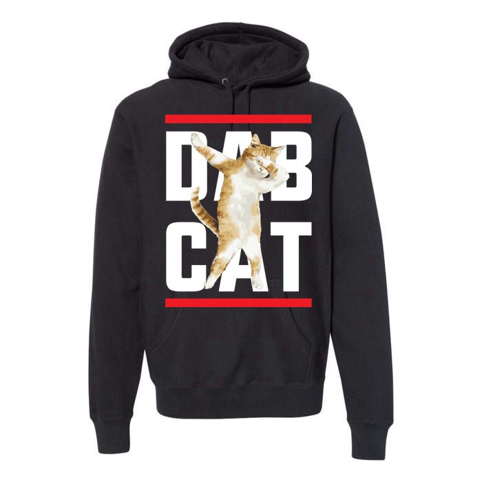 Dab Cat Dabbing Premium Hoodie