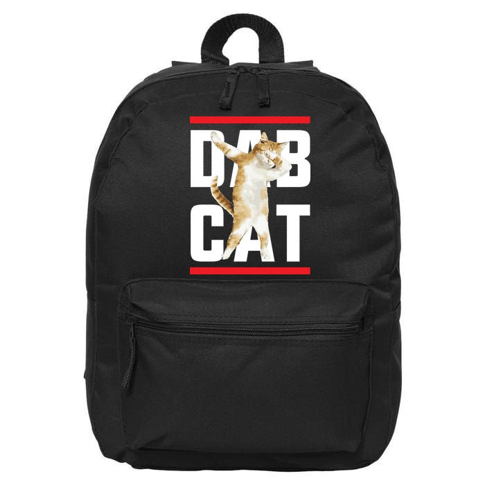 Dab Cat Dabbing 16 in Basic Backpack