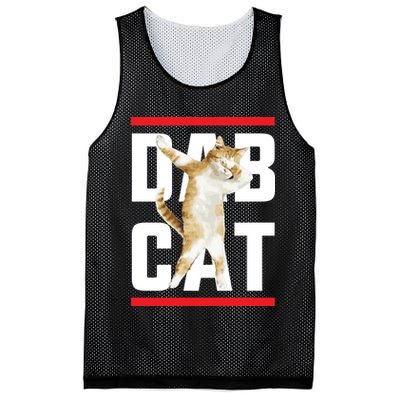 Dab Cat Dabbing Mesh Reversible Basketball Jersey Tank