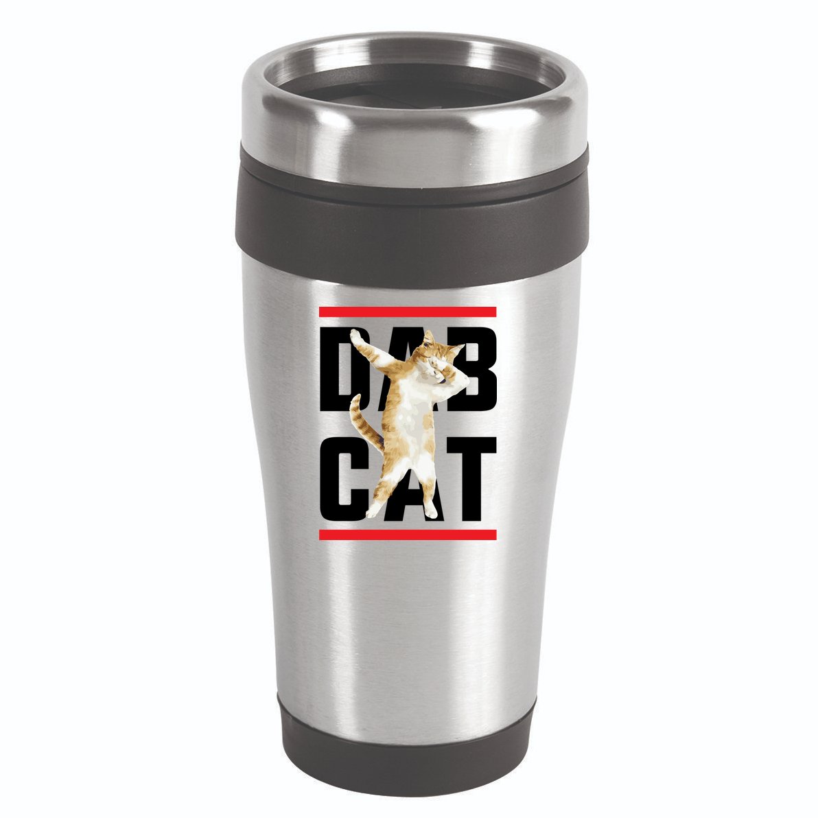 Dab Cat Dabbing 16oz Travel Tumbler