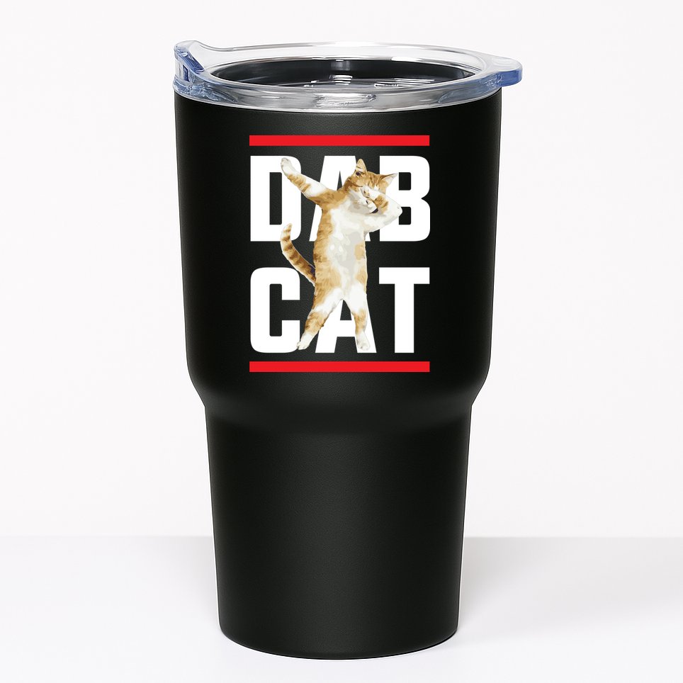 Dab Cat Dabbing Tumbler