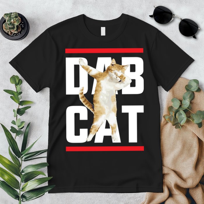 Dab Cat Dabbing Premium T-Shirt