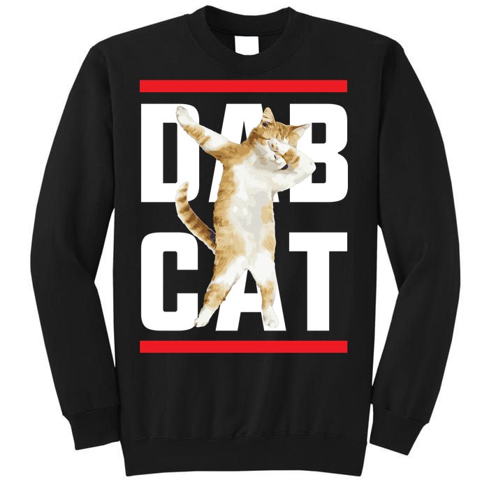 Dab Cat Dabbing Tall Sweatshirt