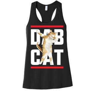 Dab Cat Dabbing Women's Racerback Tank