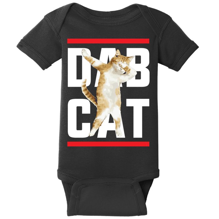 Dab Cat Dabbing Baby Bodysuit