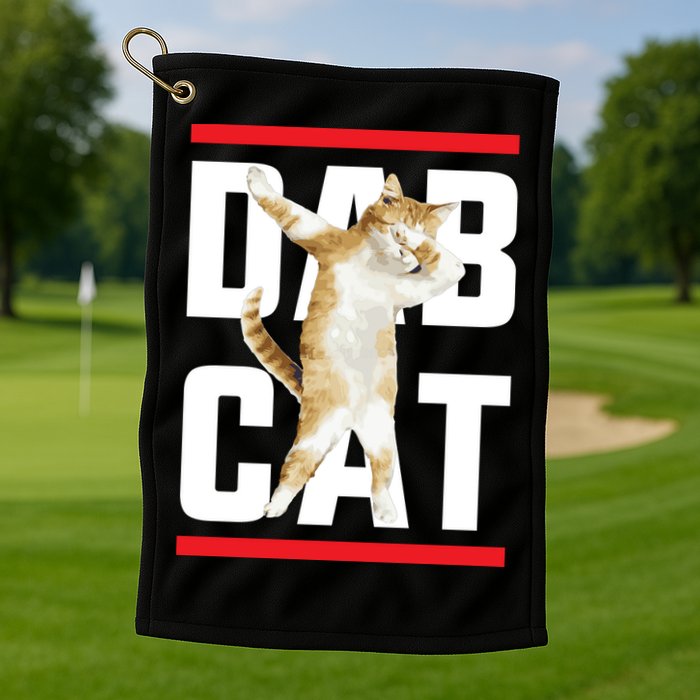 Dab Cat Dabbing Golf Towel