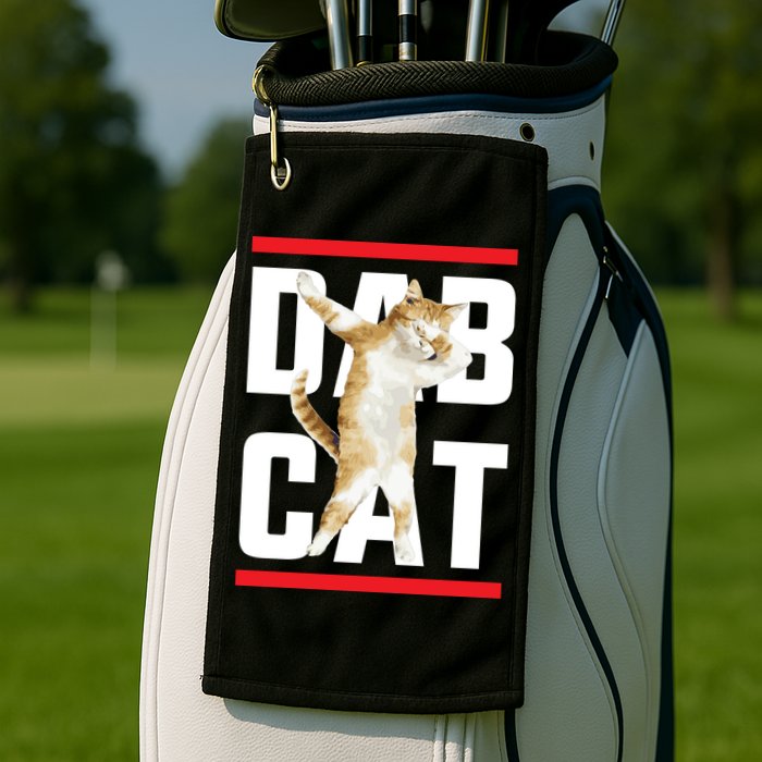 Dab Cat Dabbing Golf Towel