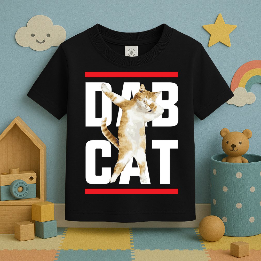 Dab Cat Dabbing Toddler T-Shirt
