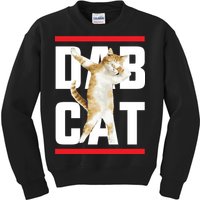 Dab Cat Dabbing Kids Sweatshirt