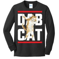 Dab Cat Dabbing Kids Long Sleeve Shirt