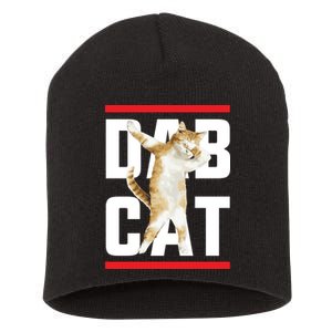 Dab Cat Dabbing Short Acrylic Beanie