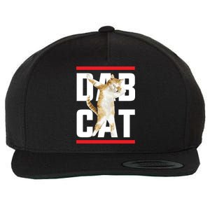 Dab Cat Dabbing Wool Snapback Cap