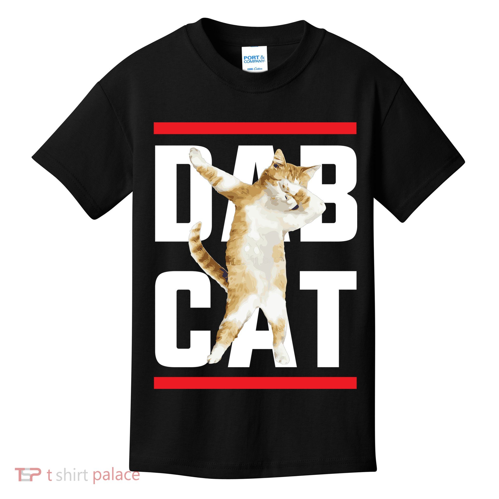 Dab Cat Dabbing Kids T-Shirt