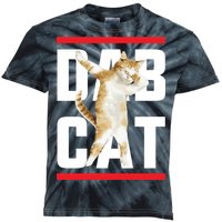 Dab Cat Dabbing Kids Tie-Dye T-Shirt