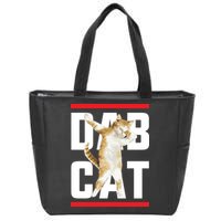 Dab Cat Dabbing Zip Tote Bag