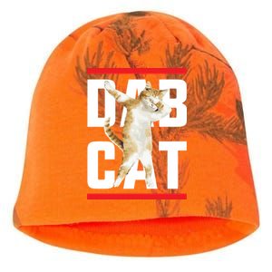 Dab Cat Dabbing Kati - Camo Knit Beanie