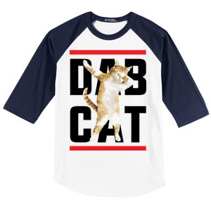 Dab Cat Dabbing Baseball Sleeve Shirt