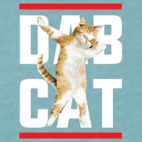 Dab Cat Dabbing Sueded Cloud Jersey T-Shirt