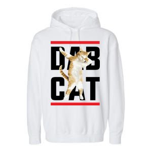 Dab Cat Dabbing Garment-Dyed Fleece Hoodie