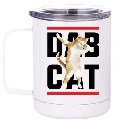 Dab Cat Dabbing 12 oz Stainless Steel Tumbler Cup