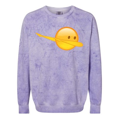 Dab Emoji Dabbing Colorblast Crewneck Sweatshirt