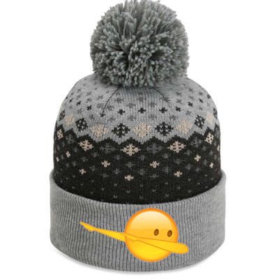 Dab Emoji Dabbing The Baniff Cuffed Pom Beanie