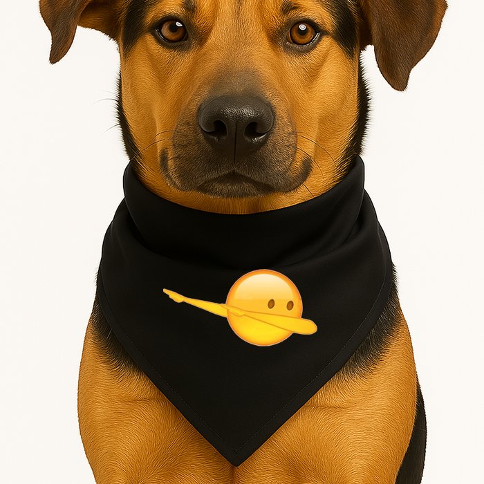 Dab Emoji Dabbing USA-Made Doggie Bandana