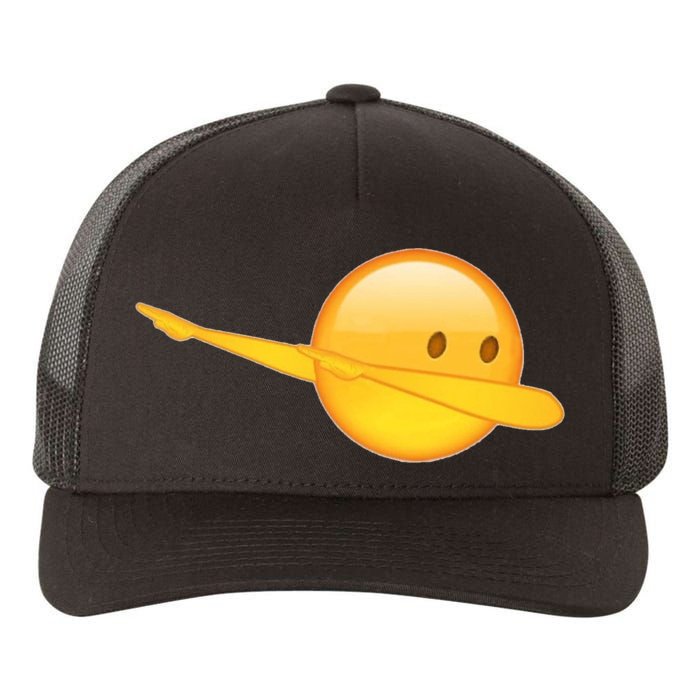 Dab Emoji Dabbing Yupoong Adult 5-Panel Trucker Hat