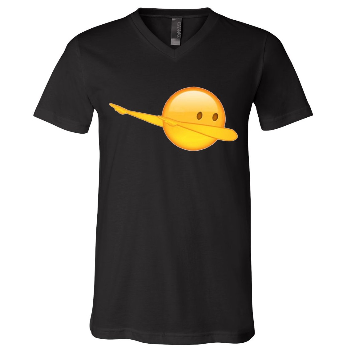 Dab Emoji Dabbing V-Neck T-Shirt