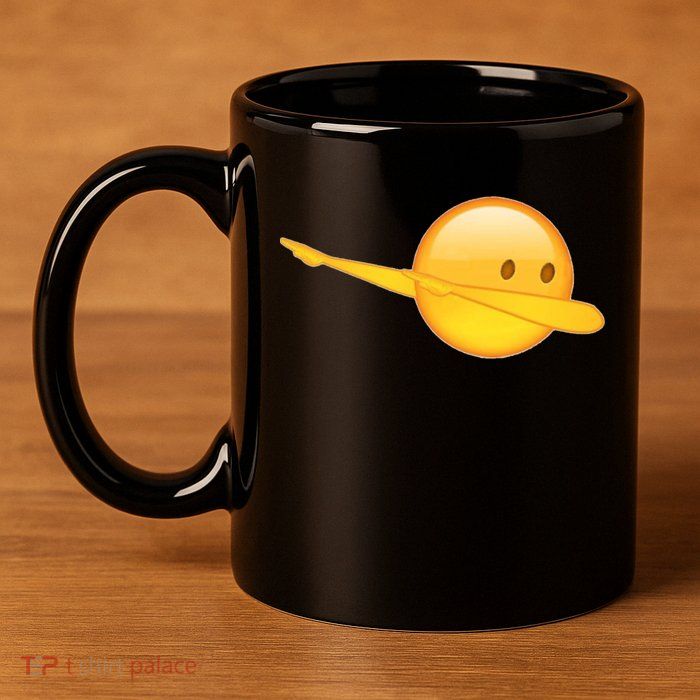 Dab Emoji Dabbing 11oz C Handle Ceramic Mug