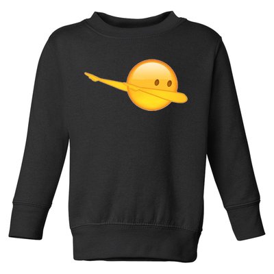 Dab Emoji Dabbing Toddler Sweatshirt