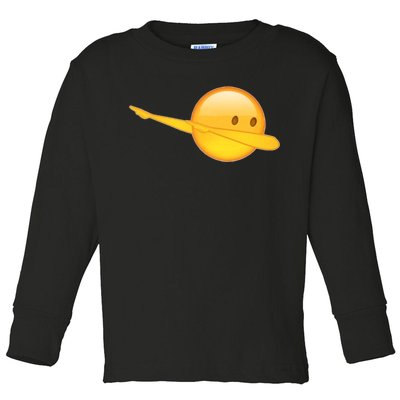 Dab Emoji Dabbing Toddler Long Sleeve Shirt